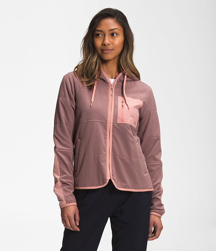 Plumifero The North Face Mujer Rosas Claro Mountain Sudadera Sudadera Con Capucha 15263PQNU